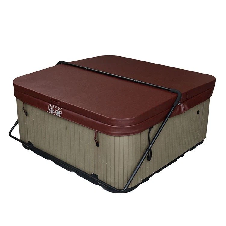 Aluminum Spa Cover Lifter: 2-Step Operation, Dual Buckles & Space-Saving Design suppliers